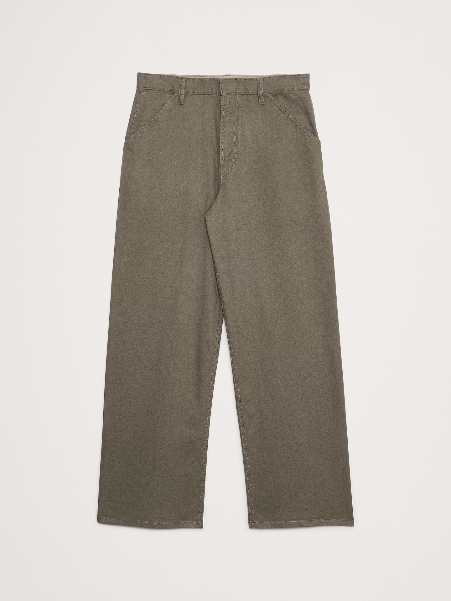 Image number 4 showing, Loose Italian Linen-Cotton Pant