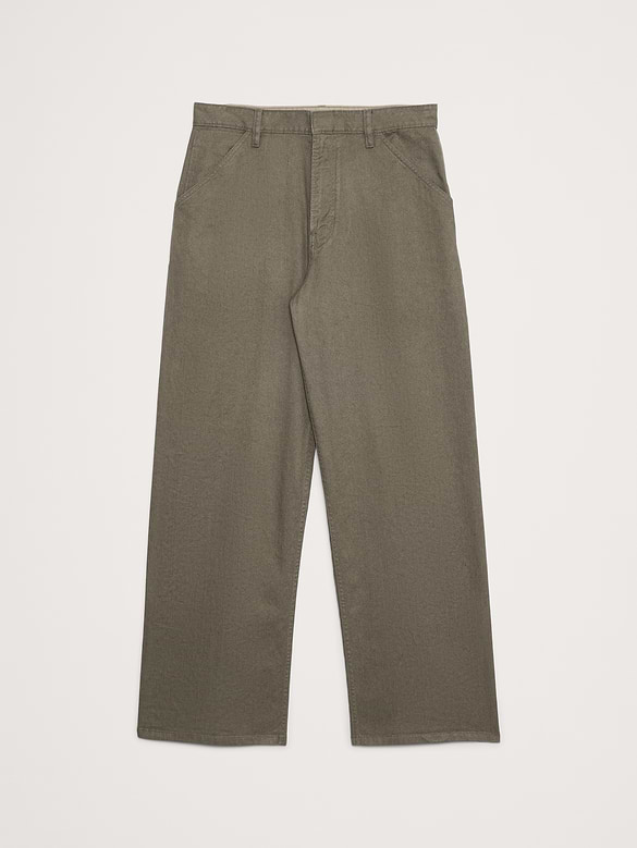 Loose Italian Linen-Cotton Pant