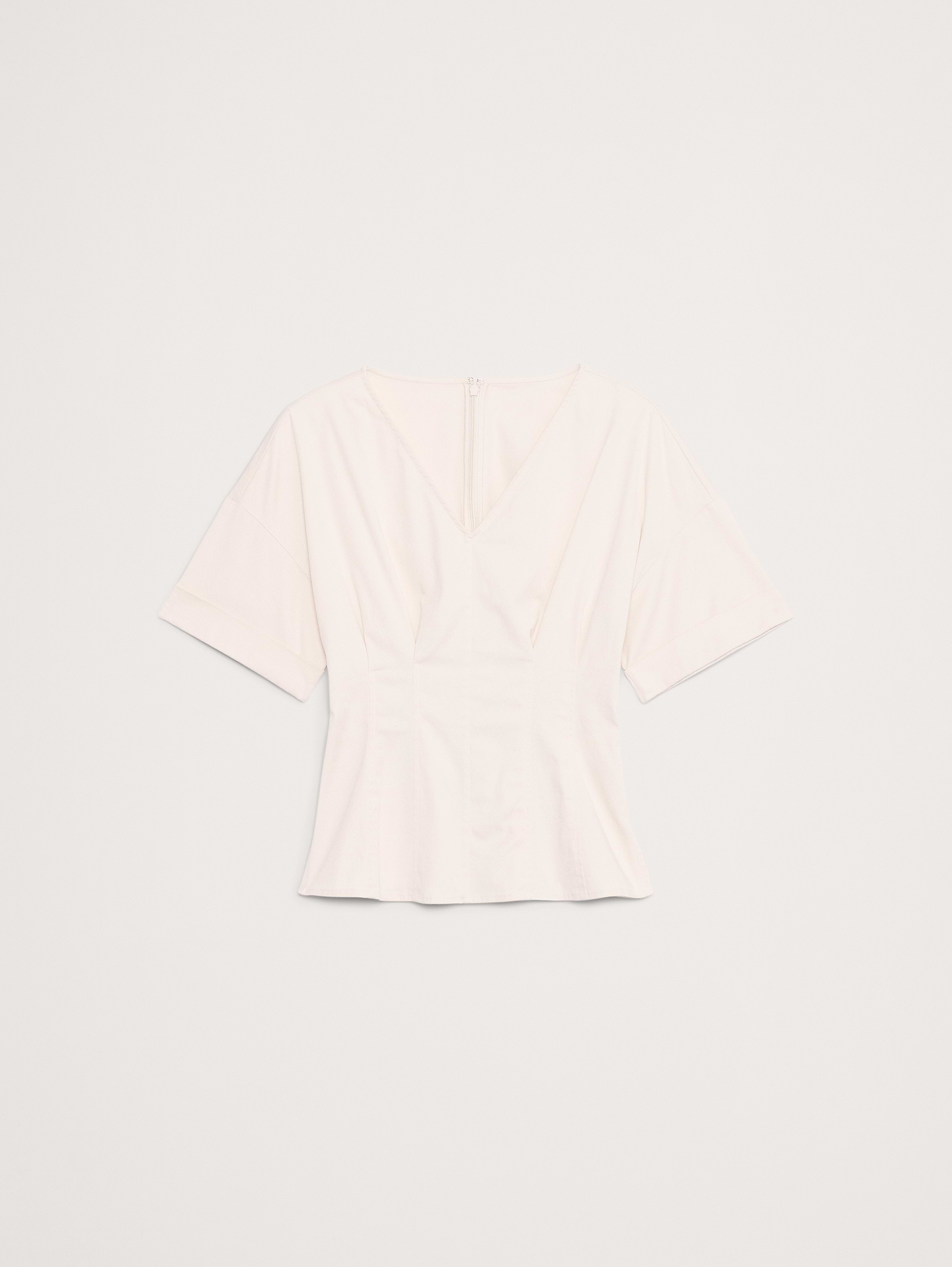 Image number 4 showing, Soft Cotton Fitted Waist Top