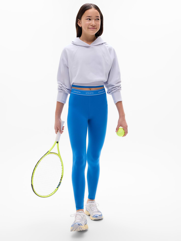 Image number 2 showing, Athleta Girl High Rise Chit Chat Logo Legging