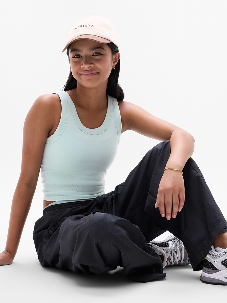 Image 2 of 5, Athleta Girl Rise Above Rib Scoop Tank