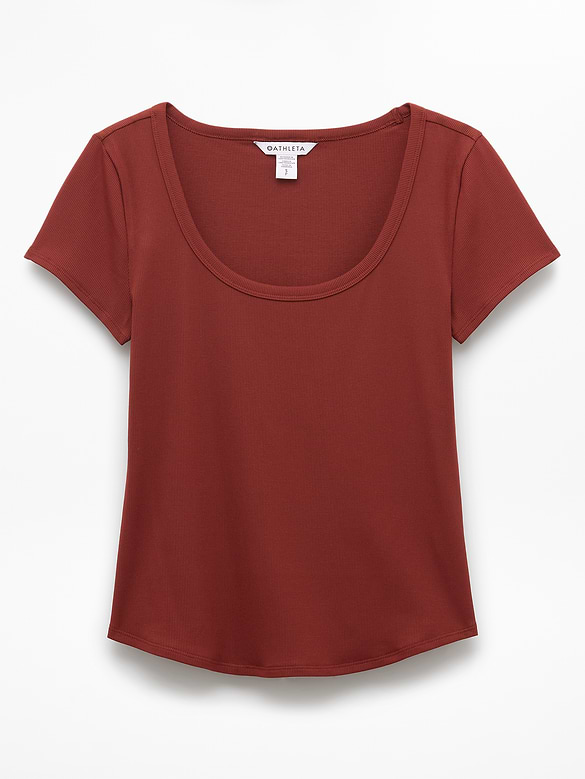 Signature Rib Scoop Tee