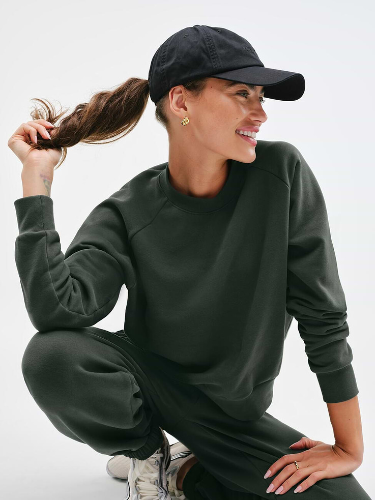 Image 7 of 7, Forever Fleece Relaxed Crew Sweatshirt