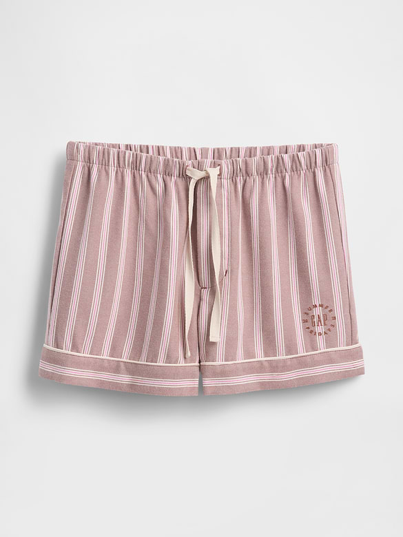 Gap × Summer Fridays Flannel Stripe PJ Boxer Shorts