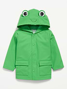 Image number 2 showing, Water-Resistant Unisex Critter Hooded Jacket for Toddler