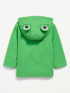 Image number 3 showing, Water-Resistant Unisex Critter Hooded Jacket for Toddler
