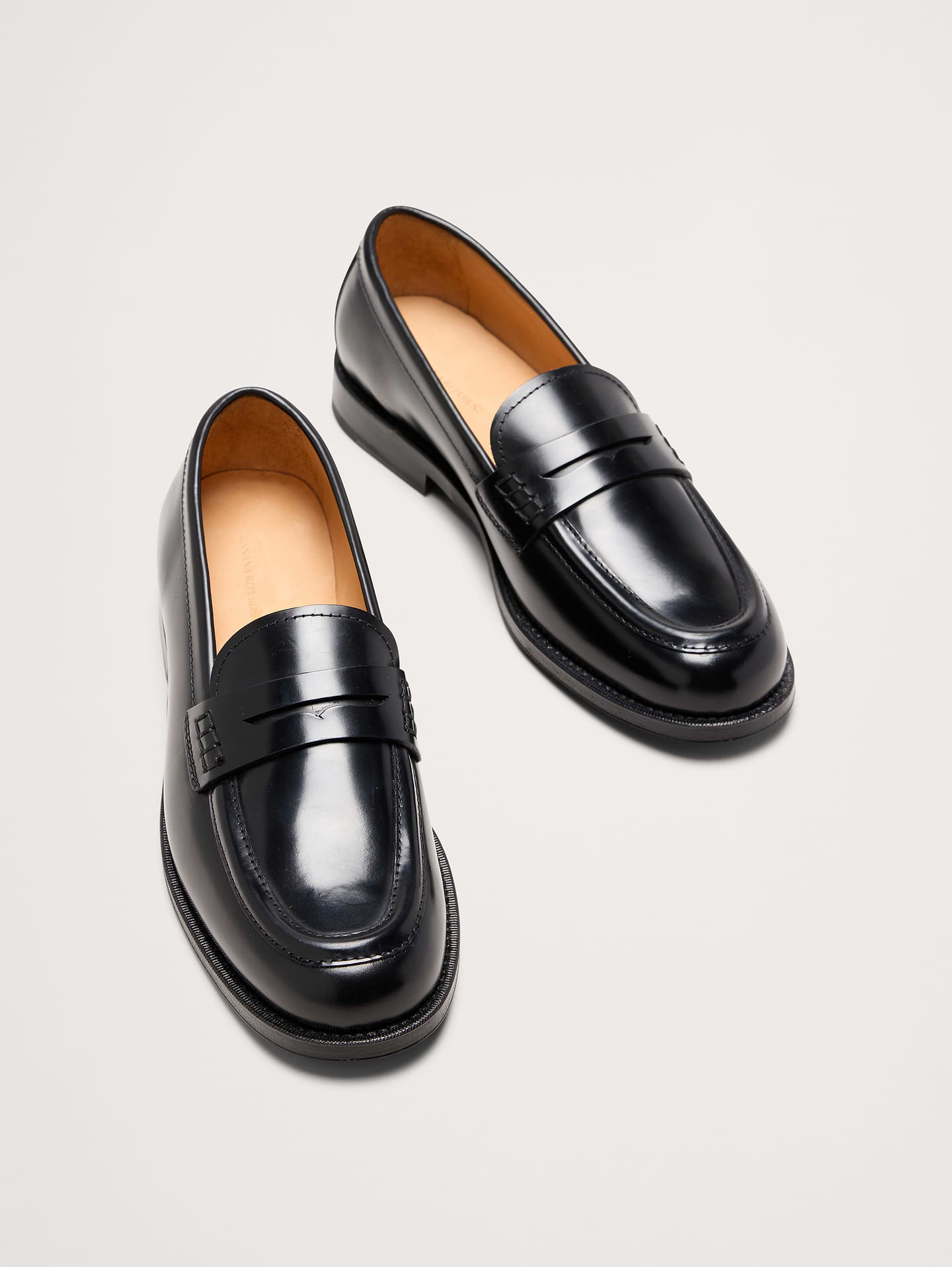 Image 3 of 6, Italian Leather Penny Loafer