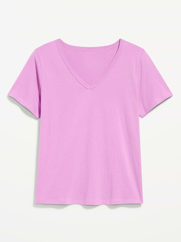 T-shirt passe-partout à encolure en V