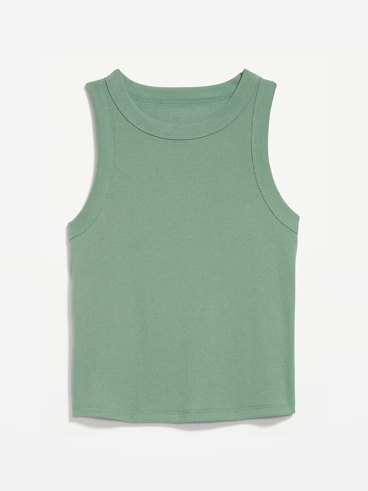 L'image numéro 4 présente Camisole courte moulante