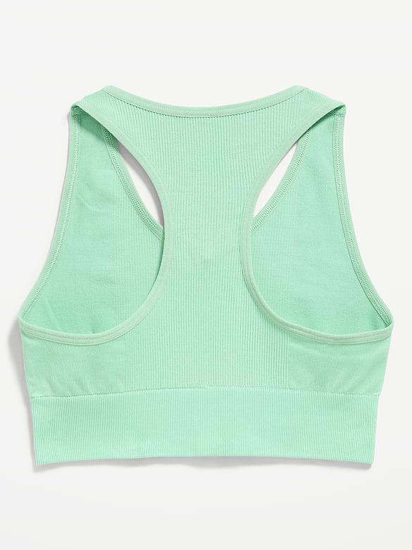 Fitted Seamless Performance Bra for Girls