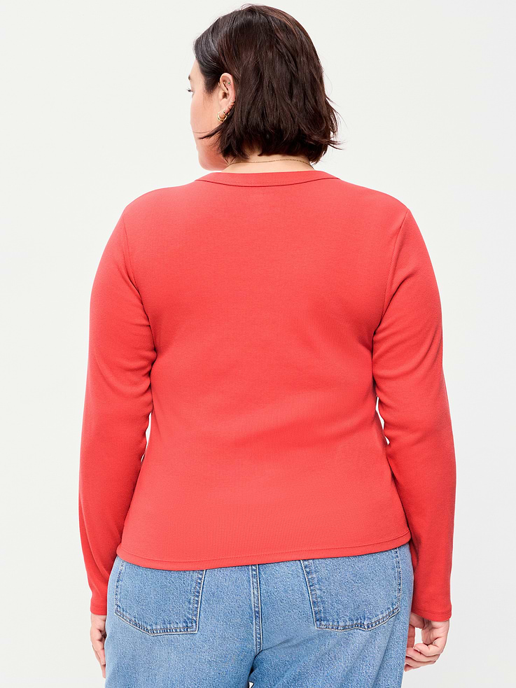Image number 8 showing, Snug Long-Sleeve Crew-Neck T-Shirt
