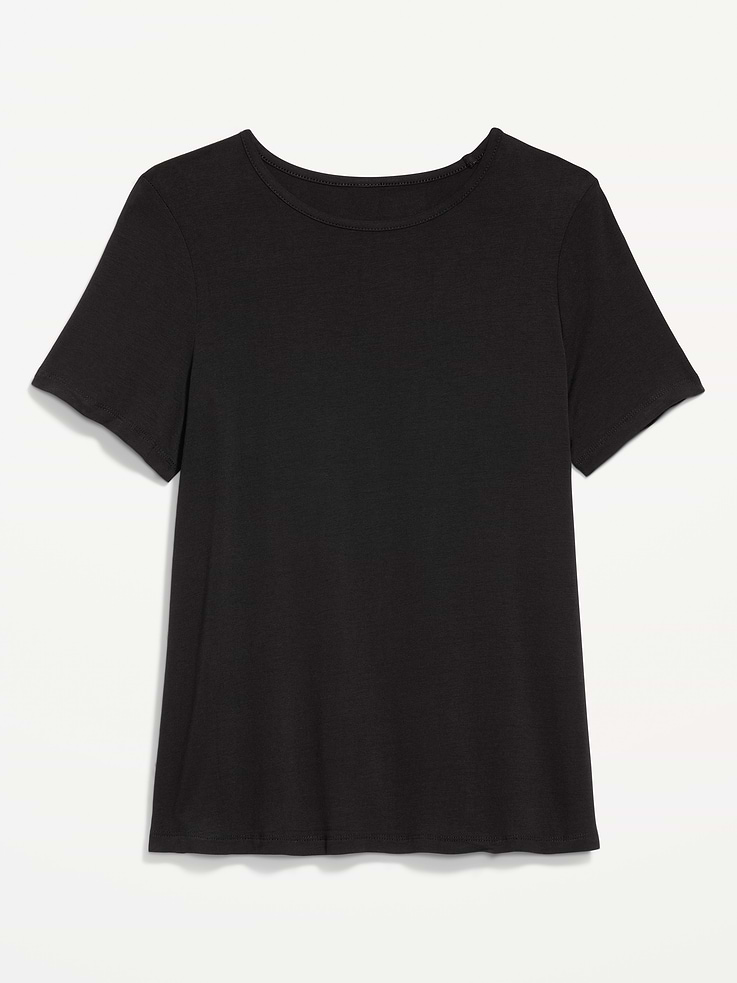 Image number 4 showing, Luxe Crew-Neck T-Shirt