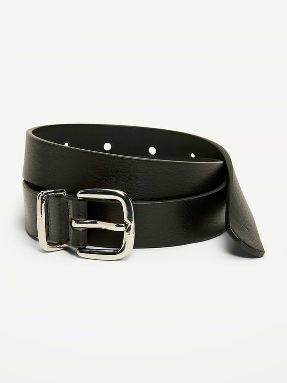 Ceinture classique en similicuir