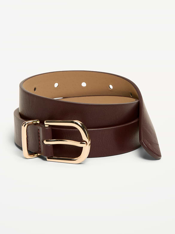 Ceinture classique en similicuir