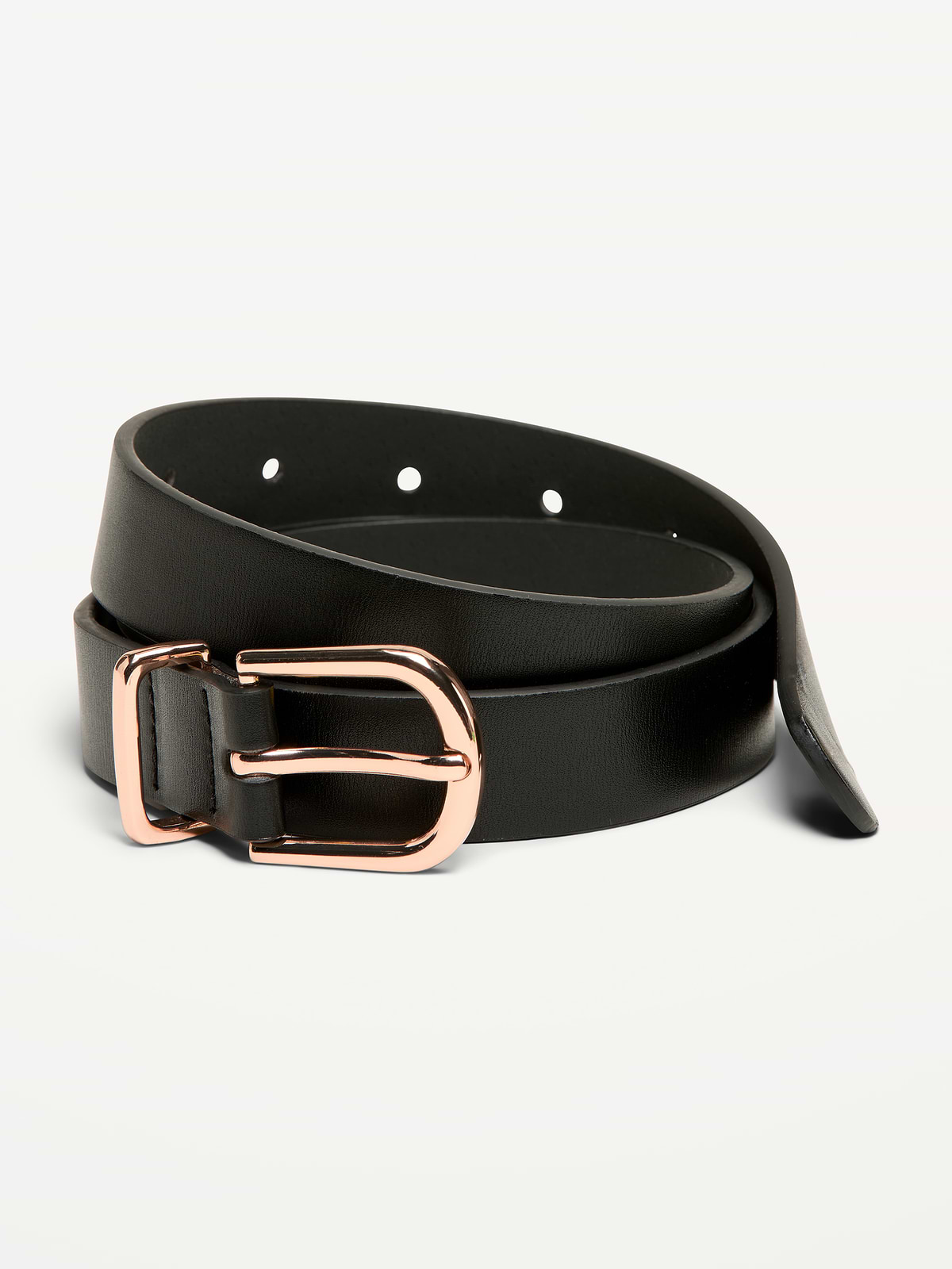 Classic Faux-Leather Belt