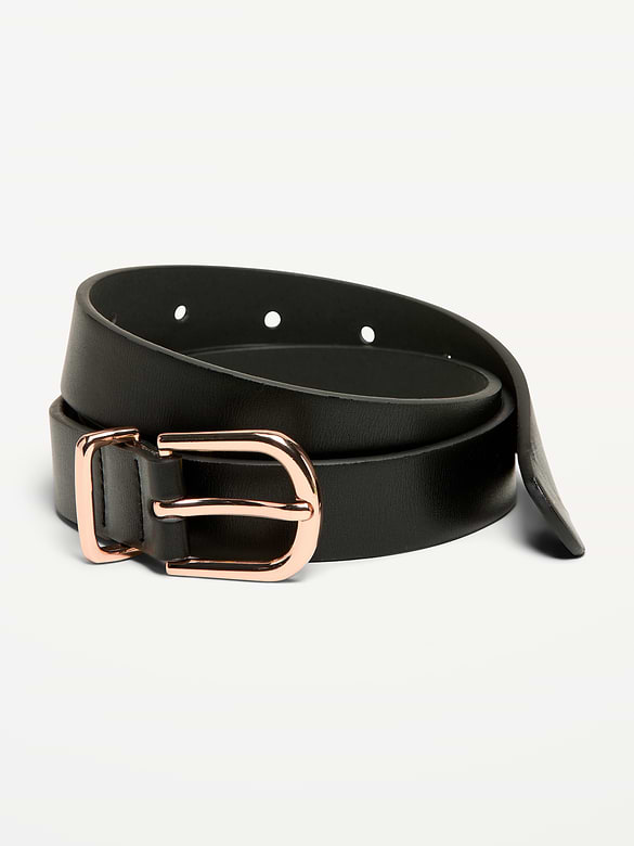 Ceinture classique en similicuir