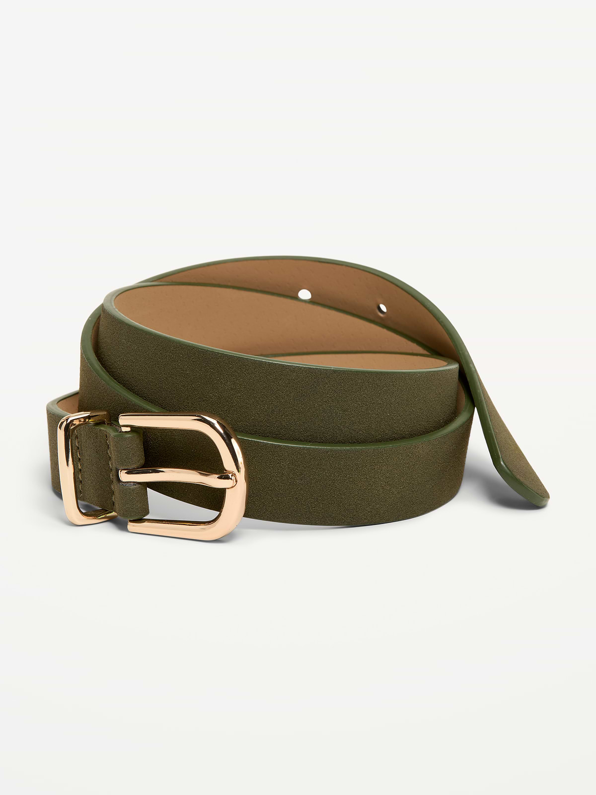 Classic Faux-Leather Belt