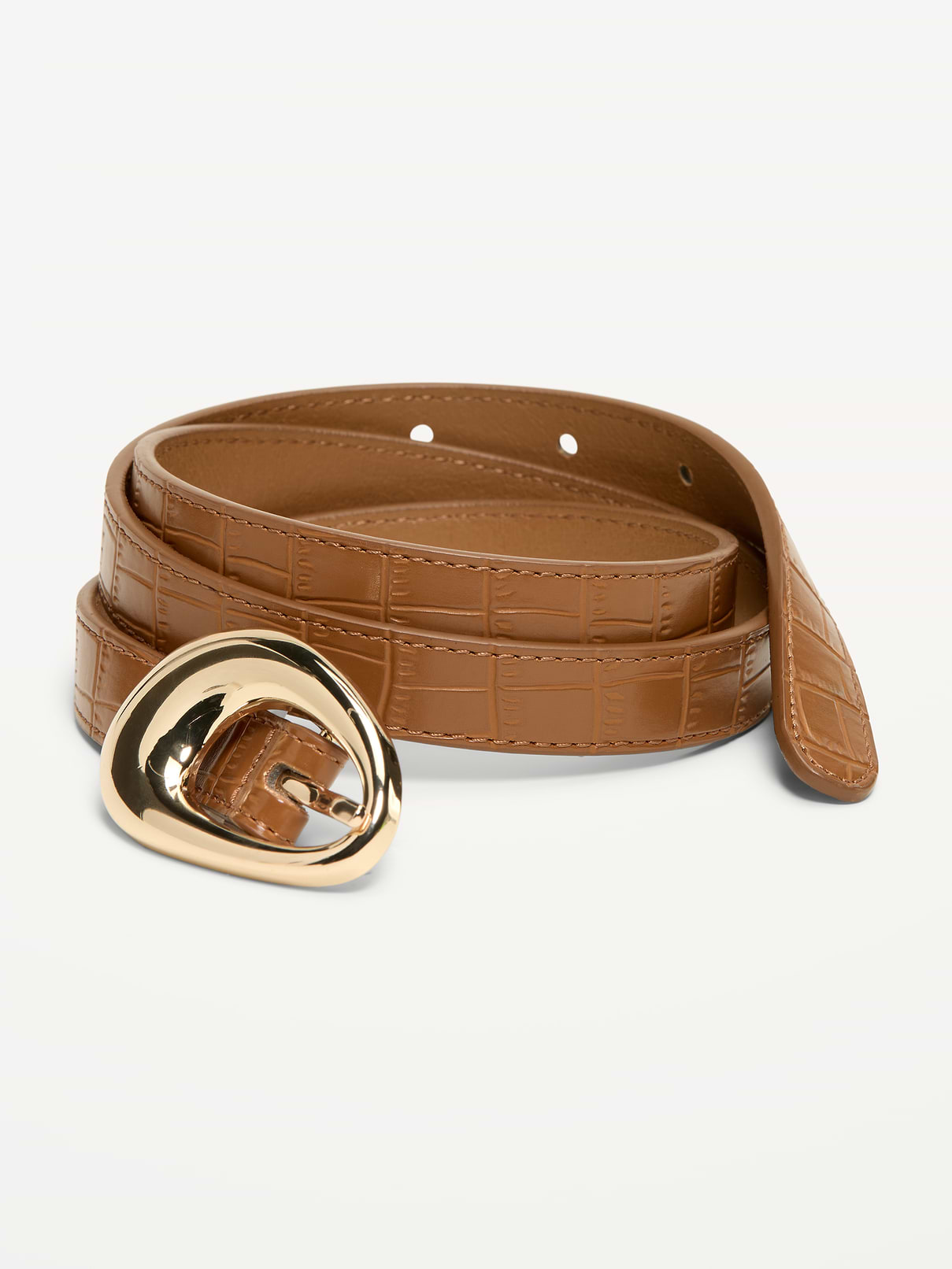 Image number 1 showing, Sculptural Buckle Belt