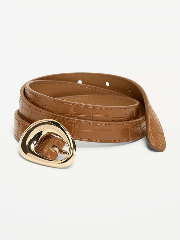 Sculptural Buckle Belt