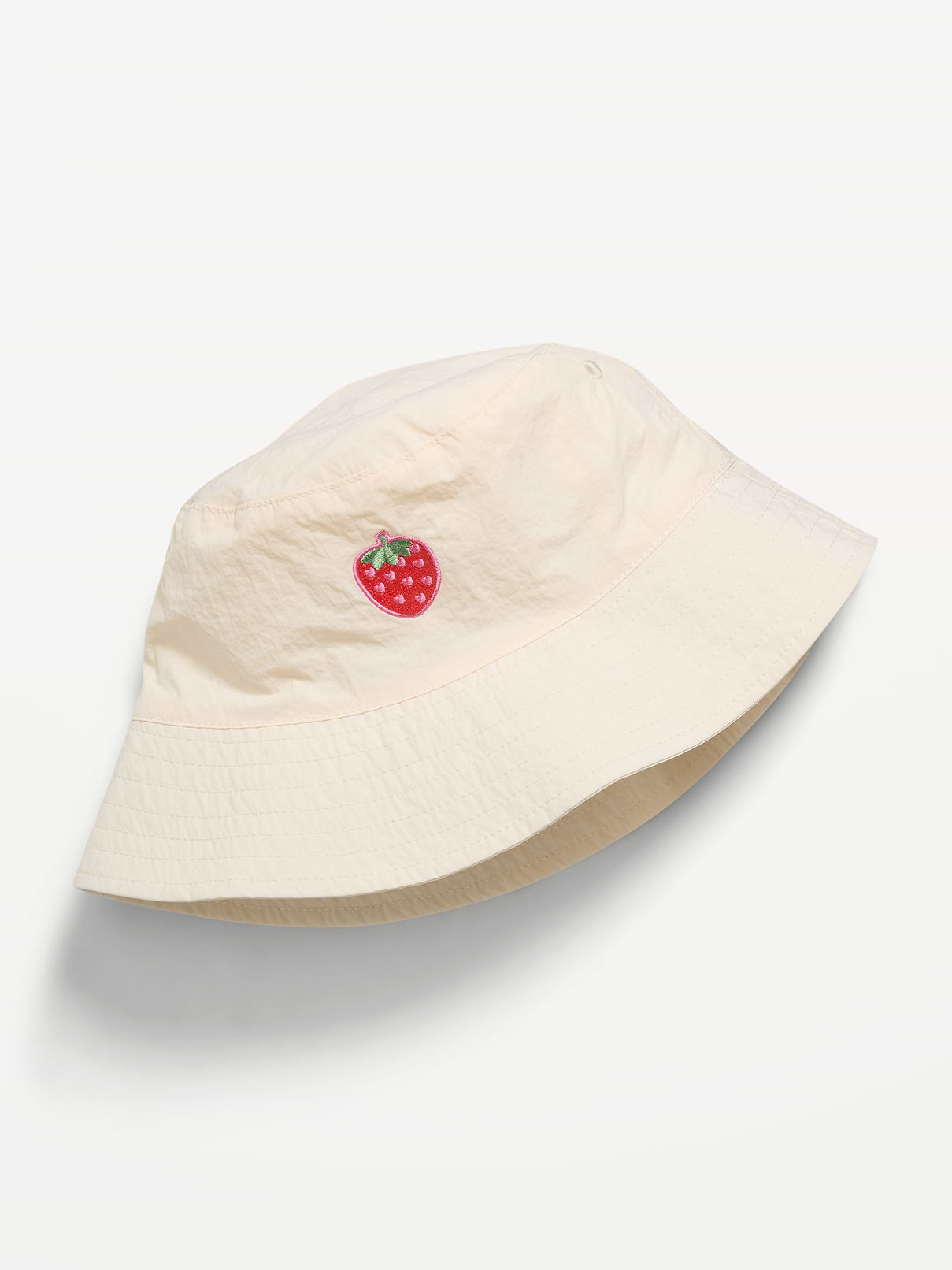 Image 1 of 1, tapered brim, adhesive-secure close straps at chin, embroidered graphic at crown, Product #862550