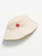 Image 1 of 1, tapered brim, adhesive-secure close straps at chin, embroidered graphic at crown, Product #862550
