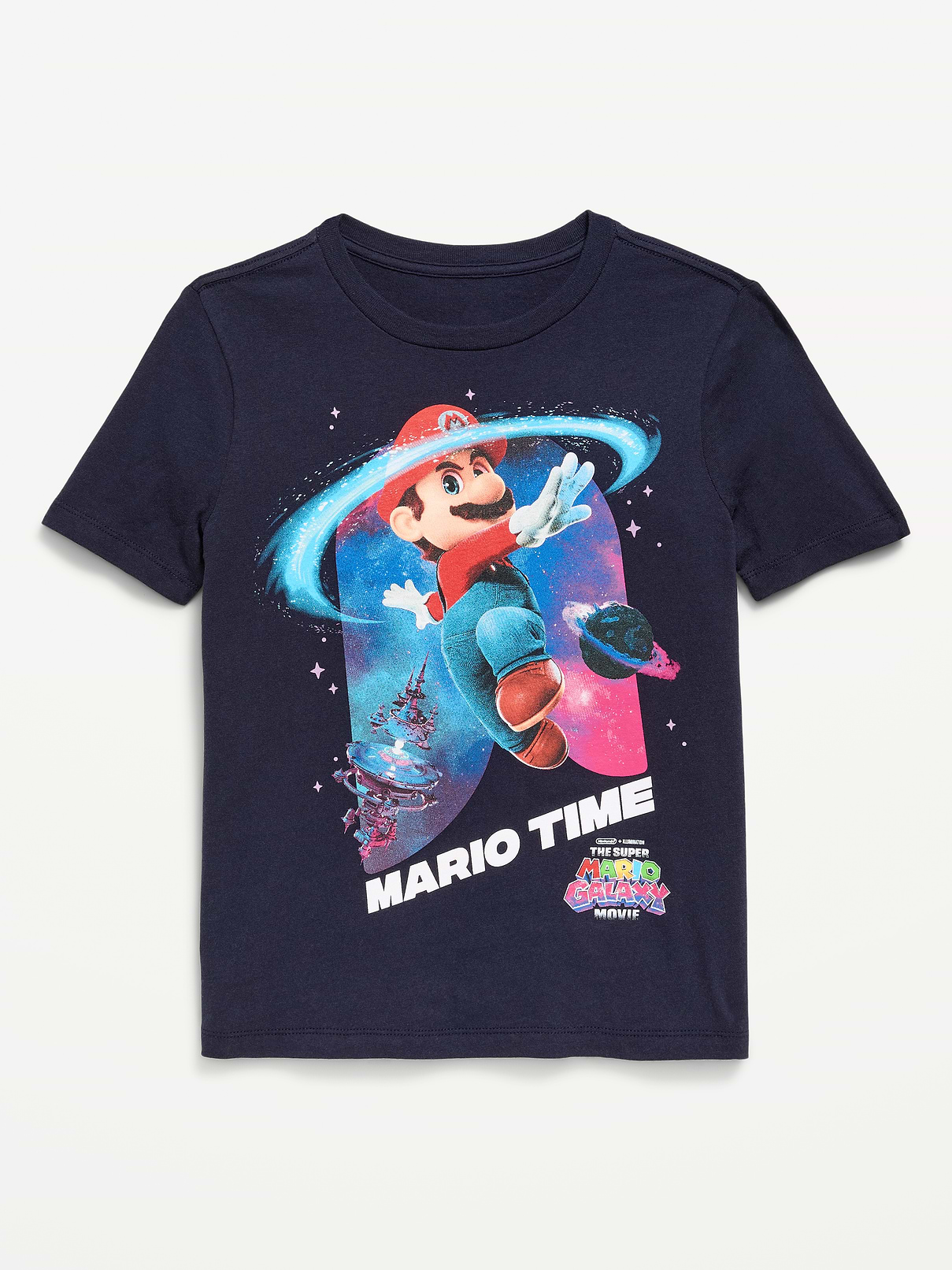 Image number 1 showing, The Super Mario Galaxy Movie™ Gender-Neutral Graphic T-Shirt for Kids