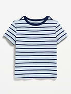 Image number 1 showing, Short-Sleeve Striped T-Shirt for Toddler Boys