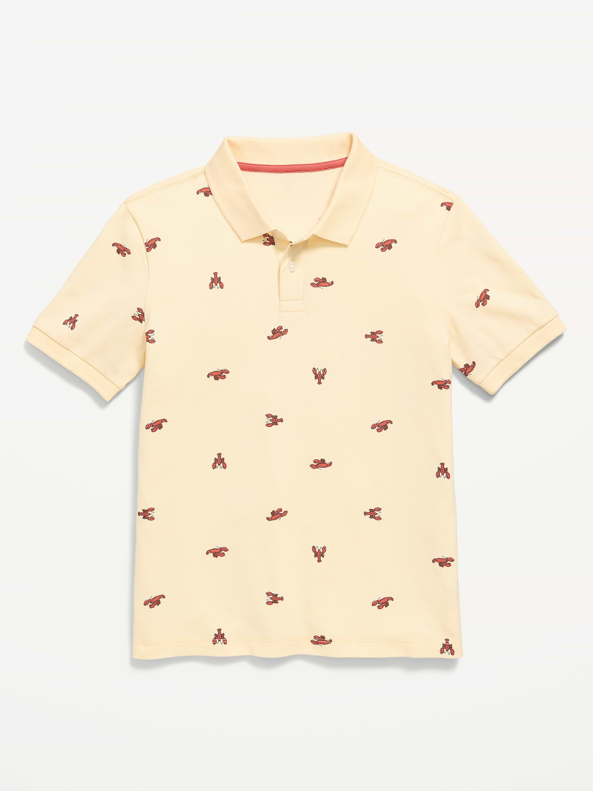 Image number 2 showing, Printed Short-Sleeve Pique Polo Shirt for Boys