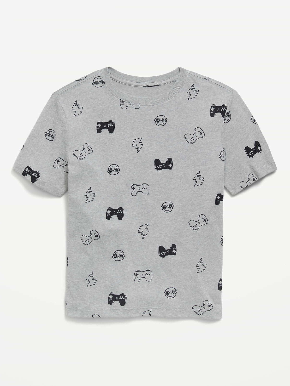 Image 1 de 1, Encolure ras du cou., Manches courtes., Motif sur l’ensemble., Offert exclusivement dans les magasins Old Navy Entrepôt et en ligne., Produit #862956