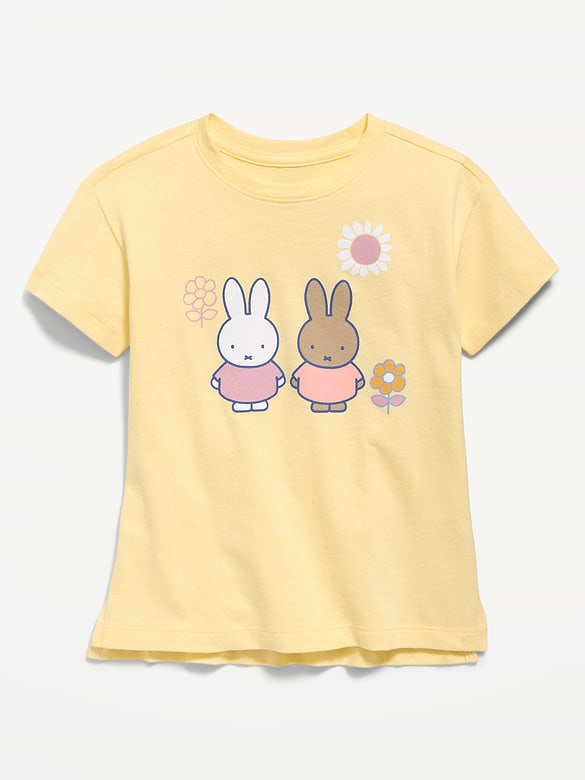 Miffy™ Oversized Graphic Tunic T-Shirt for Toddler Girls