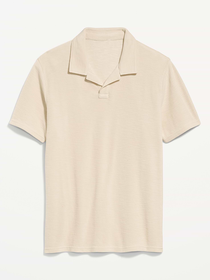 Image number 4 showing, Textured Waffle-Knit Polo