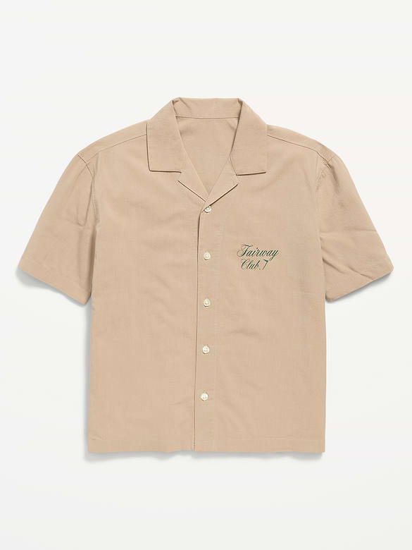 Short-Sleeve Boxy Graphic Shirt for Boys
