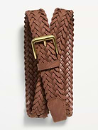 Image number 1 showing, Braided Faux-Suede Belt for Men