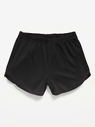 Image number 4 showing, High-Waisted Mesh Dolphin-Hem Shorts for Girls