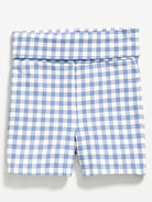 Image number 1 showing, Foldover Jersey Biker Shorts for Girls