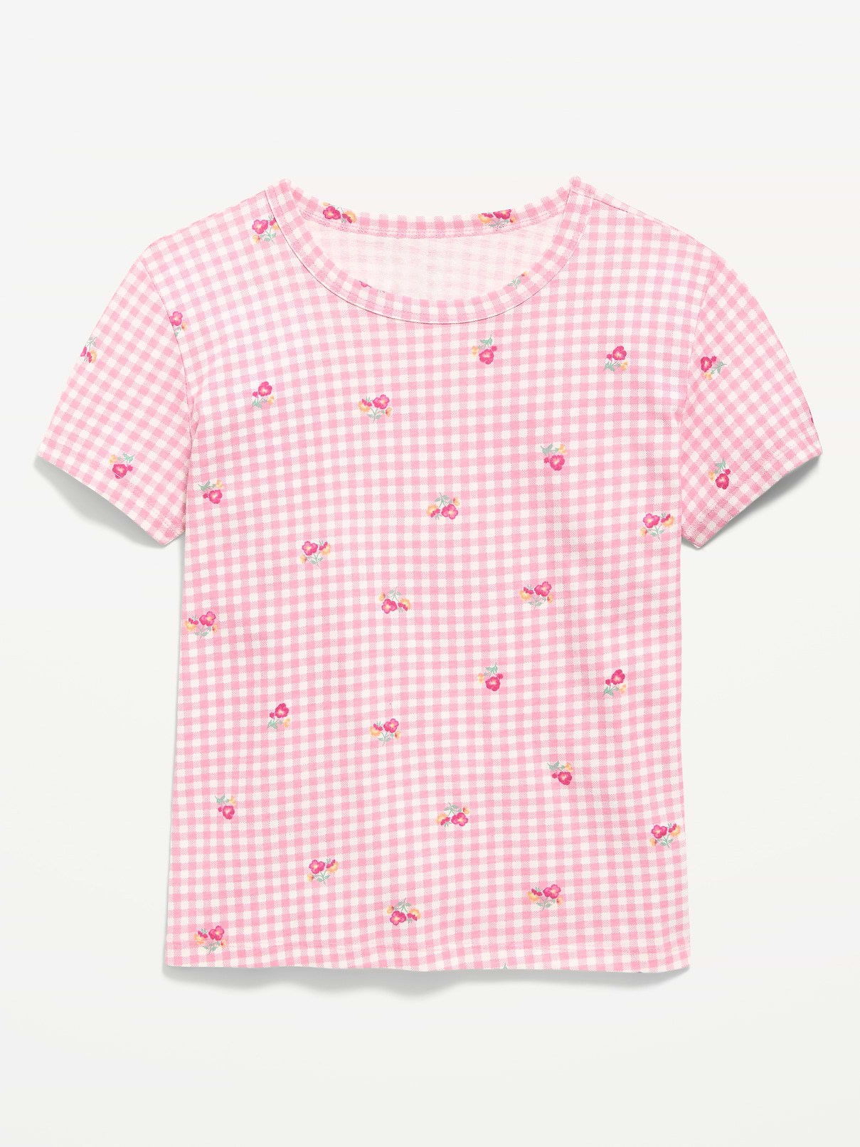 Image number 1 showing, Printed Short-Sleeve T-Shirt for Girls