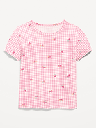 Image number 1 showing, Printed Short-Sleeve T-Shirt for Girls