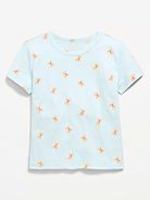 Image number 1 showing, Printed Short-Sleeve T-Shirt for Girls
