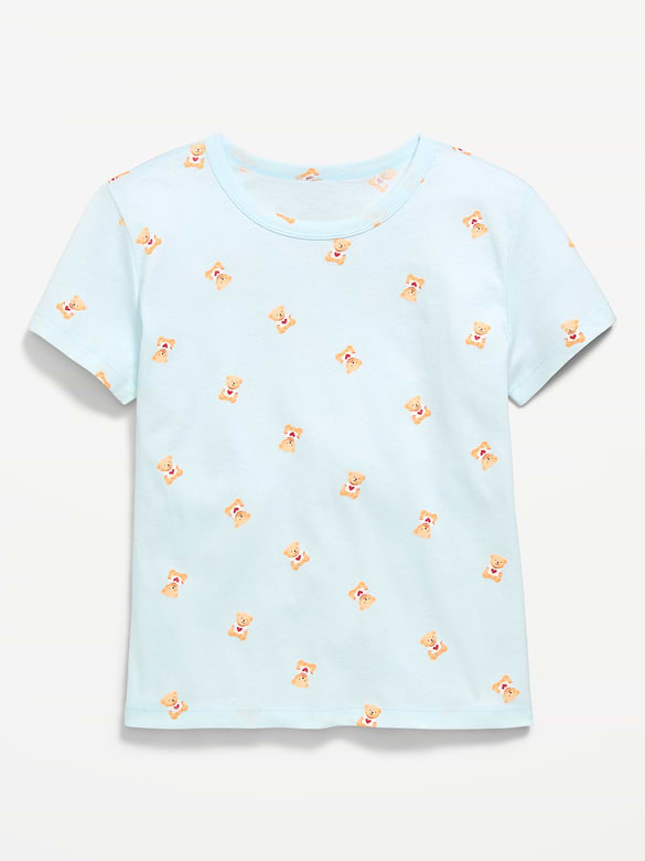 Printed Short-Sleeve T-Shirt for Girls