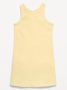 Image 3 of 3, Printed Ribbed Tank Dress for Girls