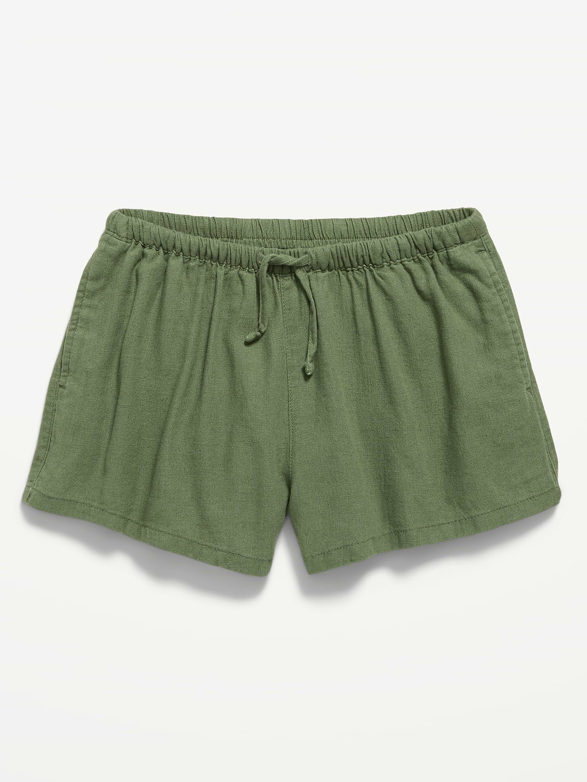 L'image numéro 1 présente Short en mélange de lin pour fille