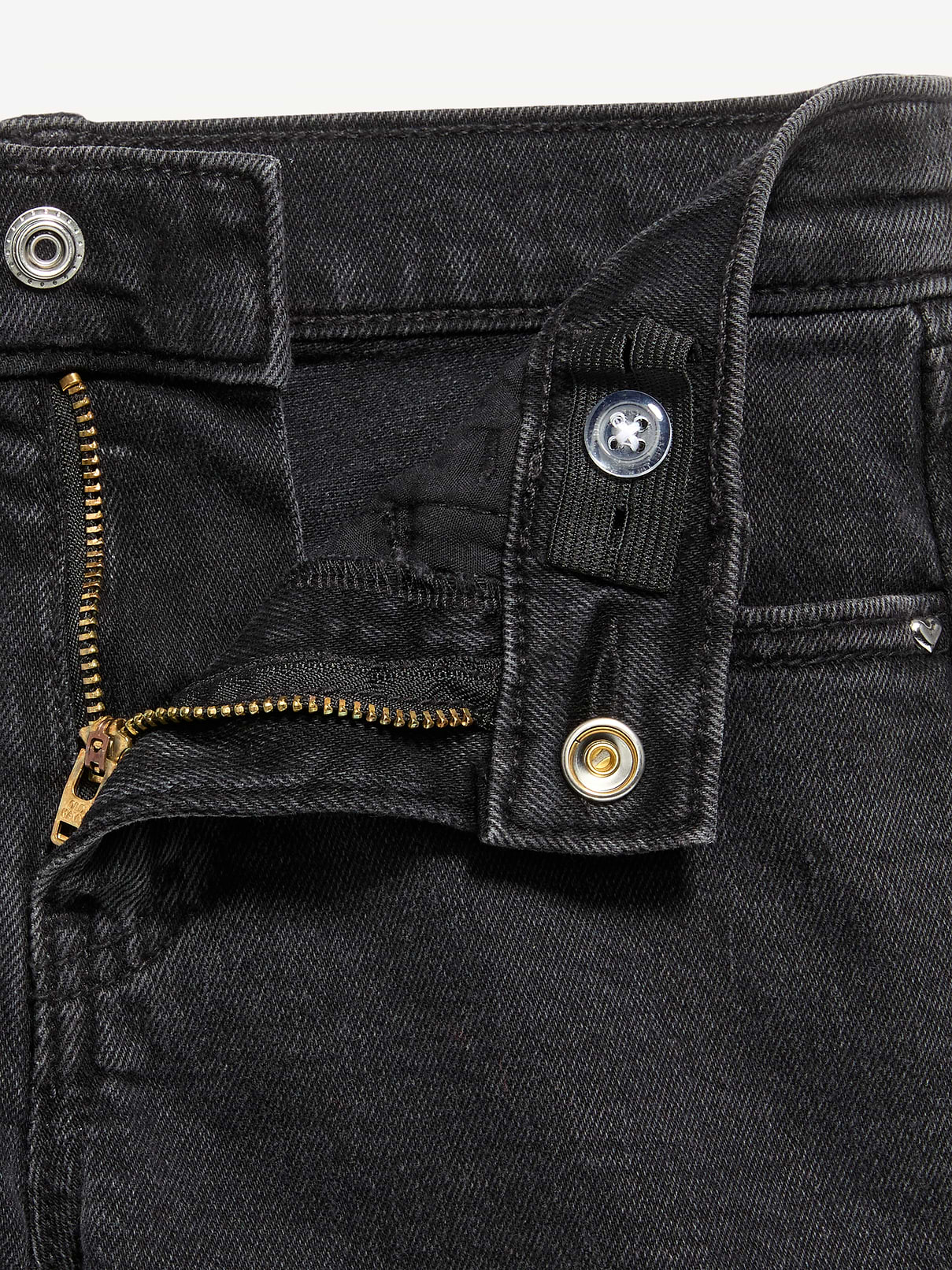 Image number 5 showing, High-Waisted Jean Midi Shorts for Girls