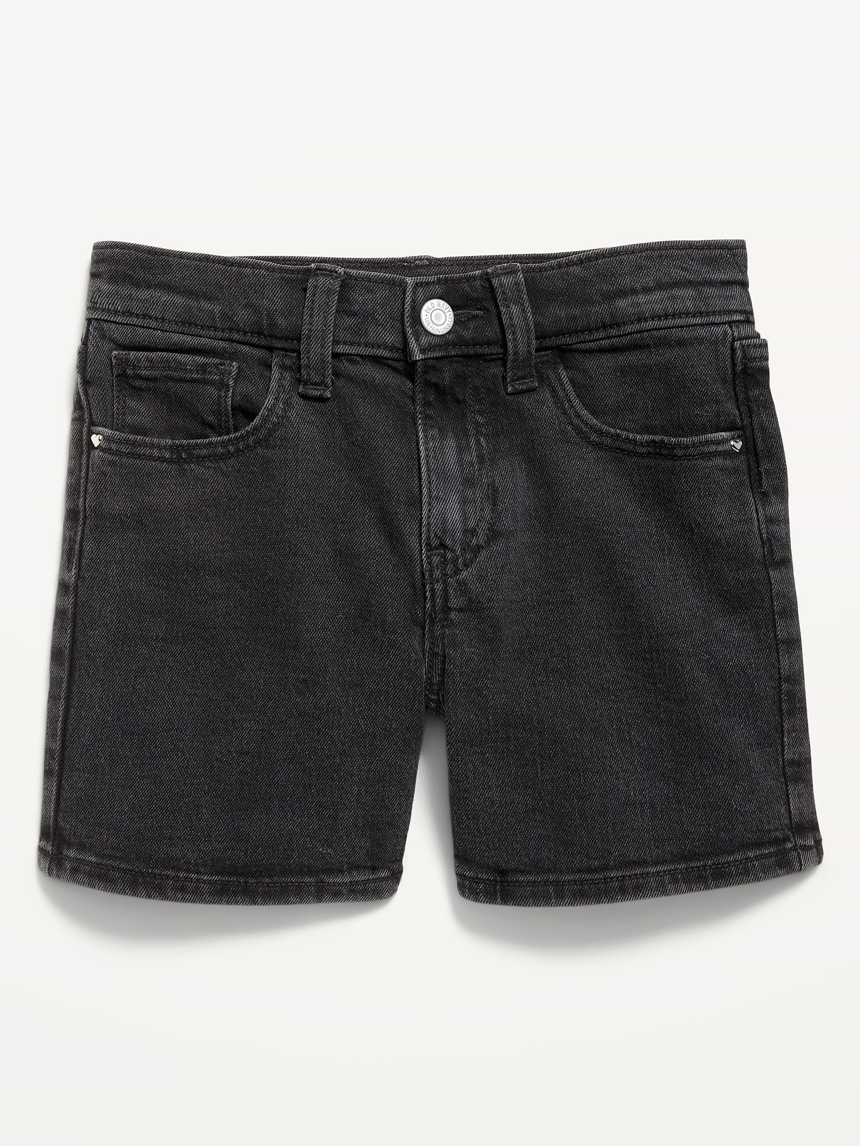 Image number 4 showing, High-Waisted Jean Midi Shorts for Girls