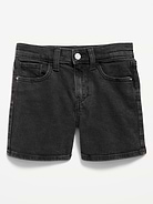 Image number 4 showing, High-Waisted Jean Midi Shorts for Girls