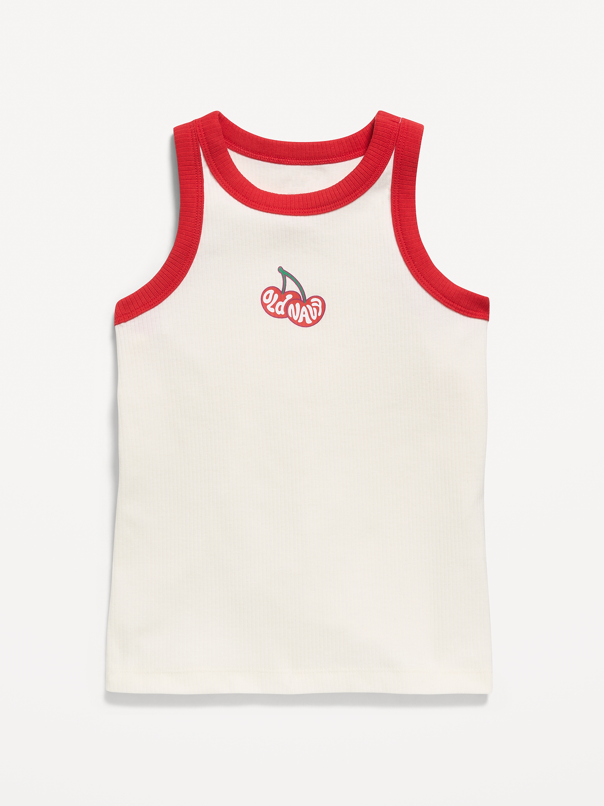 L'image numéro 1 présente Camisole ajustée côtelée à logo pour fille