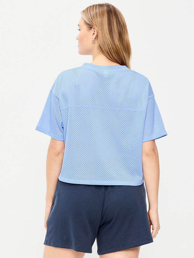 Image number 6 showing, Mesh Jersey Football Top