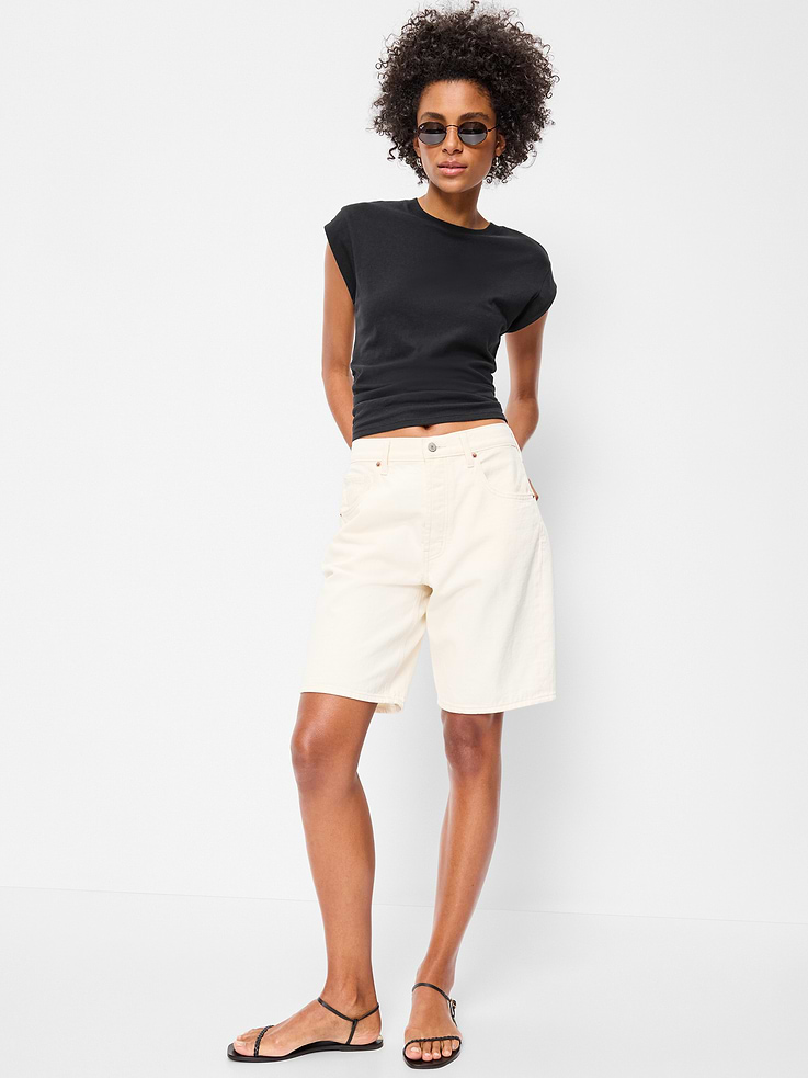 Image number 3 showing, Cap-Sleeve Cinch-Waist Top