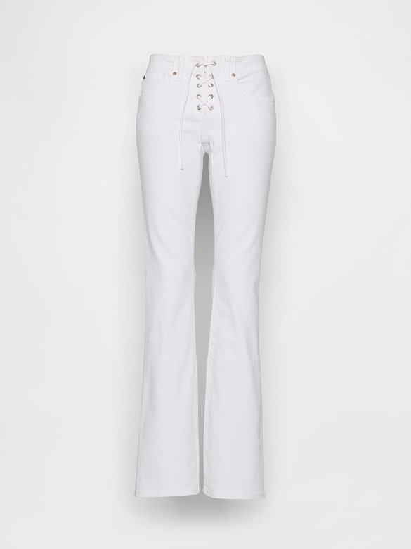 Low Rise Long & Lean Lace-Up Jeans