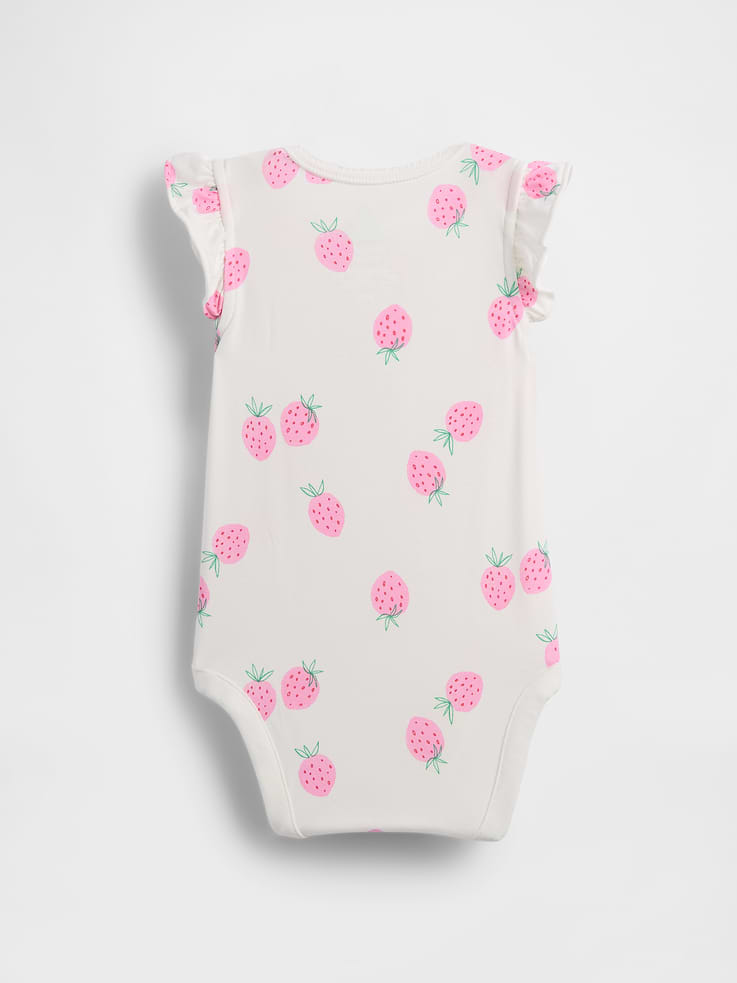 Image number 2 showing, Baby First Favorites JerseySoft Flutter Bodysuit
