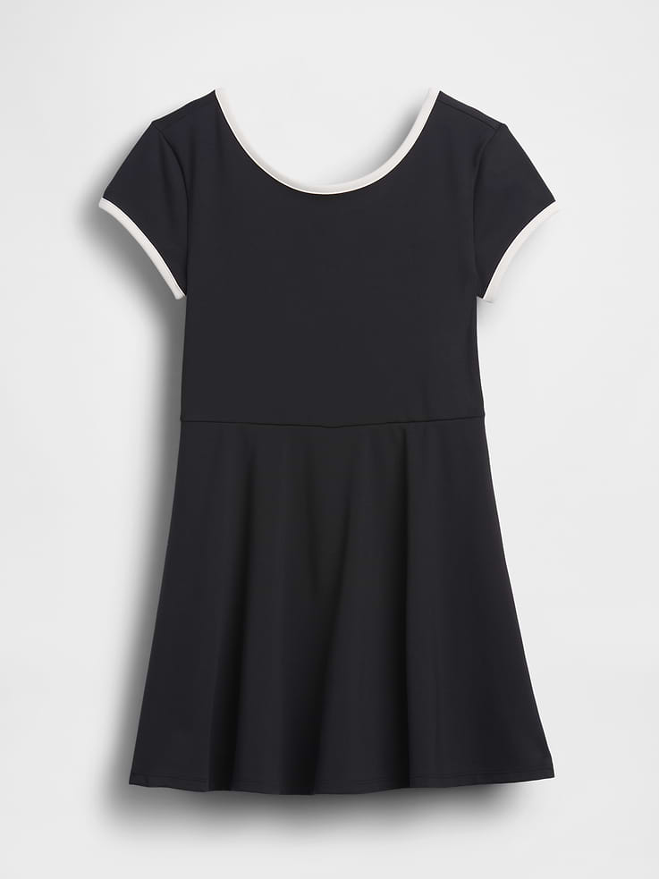 Image number 2 showing, Kids Cap-Sleeve Athletic Dress